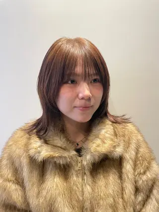 セミロング カラー 🎀レイヤー/パーマ カラー/ai🎀のヘアスタイル