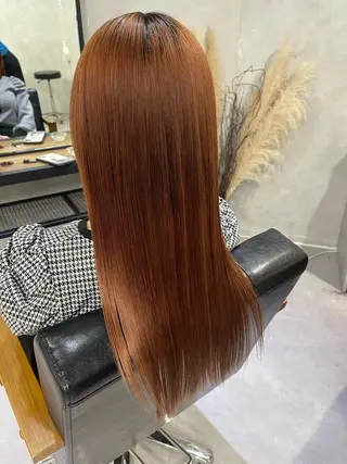 ロング lena🎀 透明感カラー/韓国風のヘアスタイル