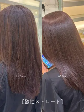 セミロング 韓国レイヤー🪽 耳ツボジュエリーのヘアスタイル