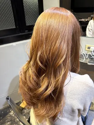 ロング カラー 透明感カラー/パーマ 🌀アオノのヘアスタイル
