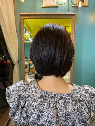 ショート カラー 末石 智のヘアスタイル
