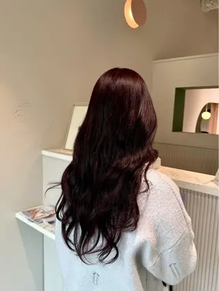 カラー 暖色カラー/艶髪/ 韓国/ひなのヘアスタイル