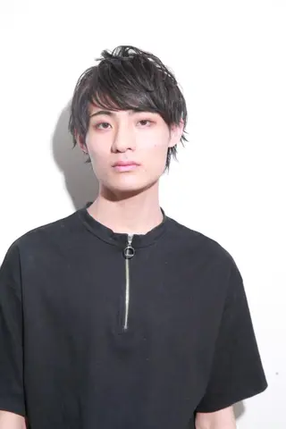 メンズ メンズパーマレイヤー 西山賢志のヘアスタイル