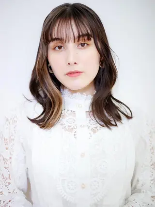 ロング カラー BASSA 下井草店のヘアスタイル