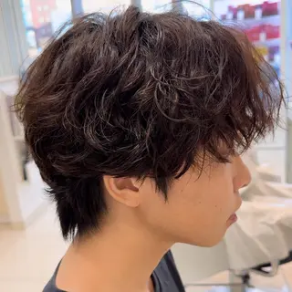 パーマ メンズ メンズ縮毛矯正 ♠️店長下平隼人のヘアスタイル