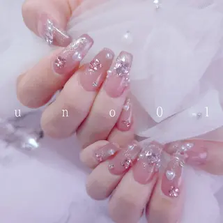 ネイル 梅田🦄中崎町🩵 u n o 0 1のネイルデザイン