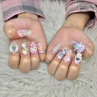 ロング mionail 八木のネイルデザイン