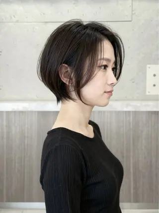 ショート 年齢悩みを全て解消/ 白髪と癖毛 松本雄光のヘアスタイル