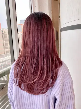ロング カラー welring hair salonのヘアスタイル
