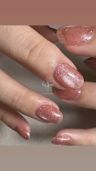 ネイル fig tree所属・fig  tree 地爪育成モニターのネイルデザイン