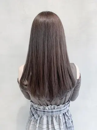 セミロング カラー ヘアアレンジ ミニボブ/ブリーチ 🌈MISATOのヘアスタイル