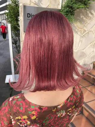 ショート カラー ヘアアレンジ メンズ キッズ 💟Chloe原宿店 🩶ハイトーンのヘアスタイル