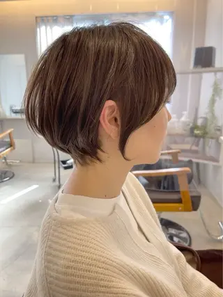 ショート 特化✨透明感カラー 白髪染め✨住田緋菜のヘアスタイル