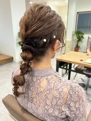 ヘアアレンジ RINA 【Loem】のヘアスタイル