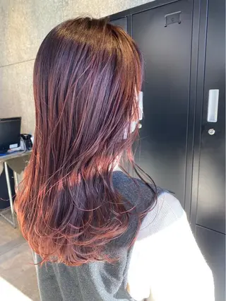 セミロング カラー トップスタイリスト 🖤sachikaのヘアスタイル