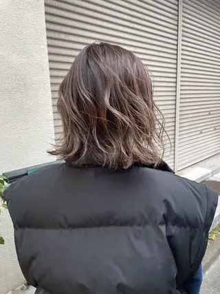 ミディアム 狩野 羅夢のヘアスタイル