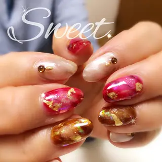 ネイル sweet 仲野陽子のネイルデザイン