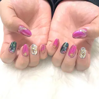 ネイル MADDYNAILS ✴︎柏痛ネイルのネイルデザイン