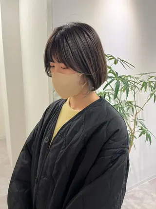ショート カラー ヘアアレンジ 🫧umu.🫧韓国 /レイヤー/ハッシュのヘアスタイル