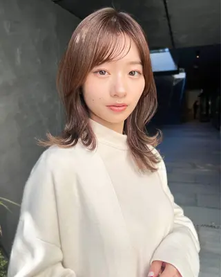 ミディアム ヘッドスパ/縮毛矯正 /横山陸人のヘアスタイル