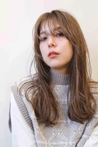 ロング カラー パーマ 髪質改善shoma mikiのヘアスタイル