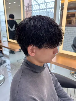 パーマ メンズ 菅野 心悠/メンズヘアのヘアスタイル