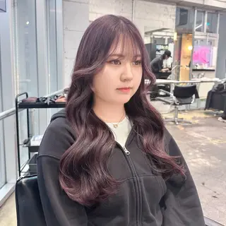 ロング カラー ヘアアレンジ 🎀モテ暖色× エクステ🎀あかりのヘアスタイル