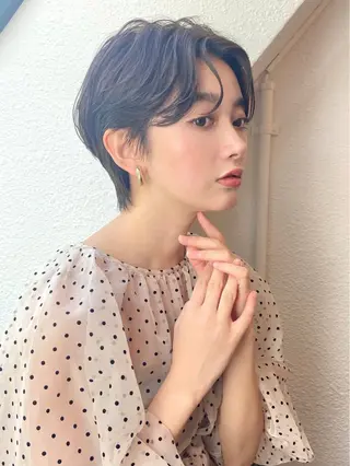 ショート カラー パーマ 🦋透明感カラー🦋 なつやのヘアスタイル