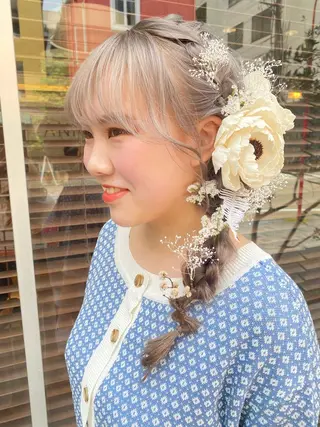ヘアアレンジ 溝口 ひなこのマツエク・マツパデザイン