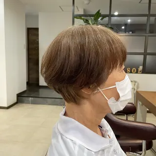 ショート SOL .✂︎ 松永李帆のヘアスタイル