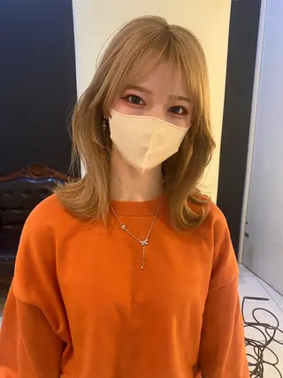 ミディアム カラー mai / linoah˚✧のヘアスタイル