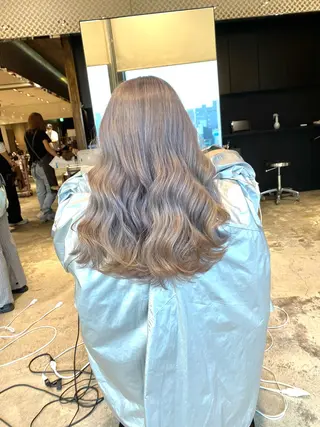 カラー 顔まわりの神様✨ 透明感カラー藤嶋秀幸のヘアスタイル