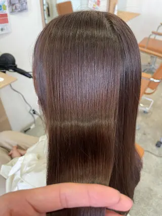 セミロング カラー 👑髪質改善の匠👑 サンジョウ ユウキのヘアスタイル
