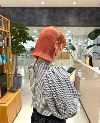 ミディアム カラー ヘアアレンジ NAKAHARA TSUKUSHIのヘアスタイル