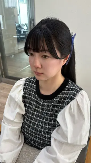 ロング 大木 唯月のヘアスタイル