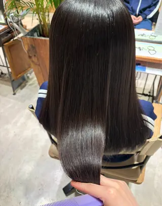 ロング パーマ パライソ南公園店 神津 由依のヘアスタイル