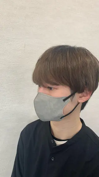 ショート カラー メンズ チバ ヒロトのヘアスタイル