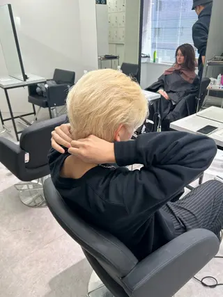 カラー メンズ 🌟カットレイヤー ボブ森龍哉のヘアスタイル