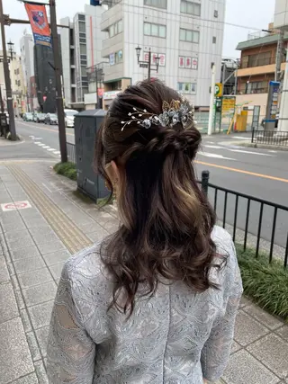 【完全個室】髪質改善 暖色カラー/山崎唯奈のヘアスタイル