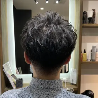 ショート パーマ メンズ パーマPrivate SalonNoa名駅のヘアスタイル