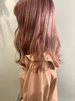 ミディアム カラー leben serikaのヘアスタイル