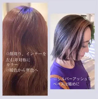 ショート カラー 佐藤 沙也輝のヘアスタイル