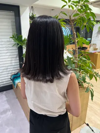ロング 艶ベージュ/オリーブ カラー🫒airiのヘアスタイル