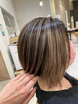 ショート カラー AGU 三条店 林　雄のヘアスタイル