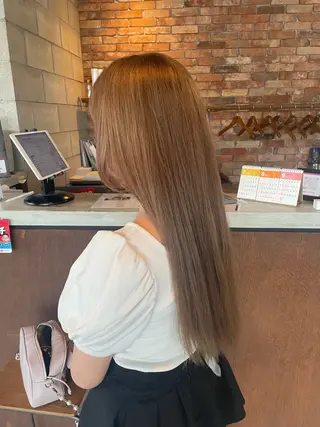 ロング カラー 艶髪/透明感カラー/ 韓国/nonokaのヘアスタイル