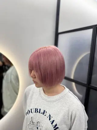 ミディアム ✨Notoブリーチ 無しダブルカラー✨のヘアスタイル