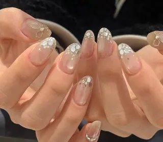 ネイル By moonネイル 🌷ワンホン/韓国風のネイルデザイン