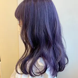 セミロング カラー インナーエクステ渋谷 🦋KAJIのヘアスタイル