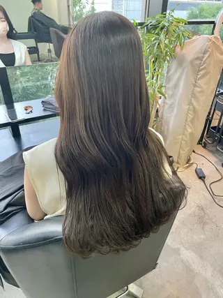 カラー 韓国/レイヤーカット 顔周り/廣瀬達哉のヘアスタイル