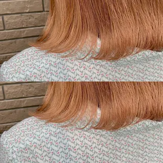 ミディアム カラー 清水 亮太／赤み消しカラーのヘアスタイル